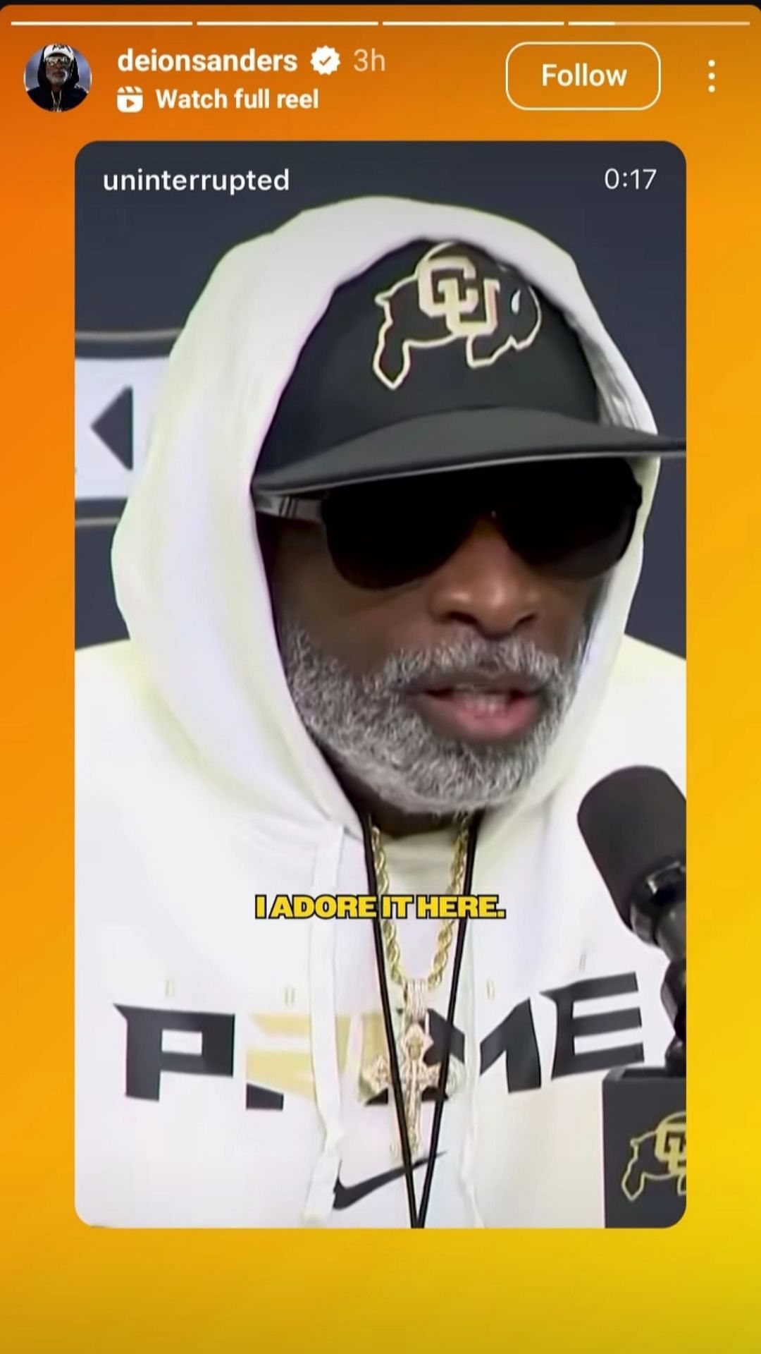 $60M worth Coach Prime doubles down on future in Colorado by resharing his own take